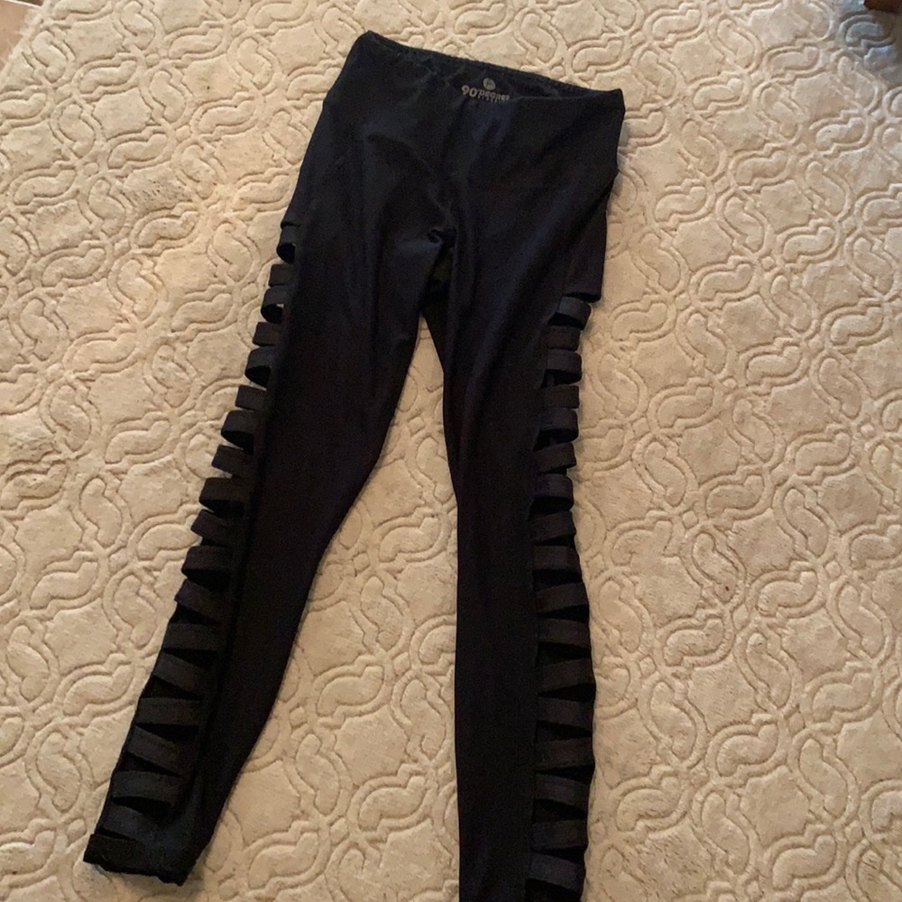 Solid Black Workout Pants